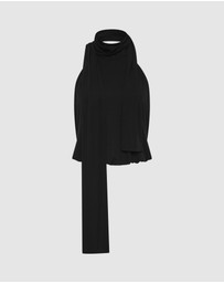 MISHA - The Sash Jersey Top