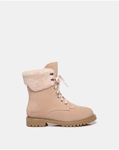 EVERAU - Australian Shepherd Ugg Mina Cow Suede Upper Martens