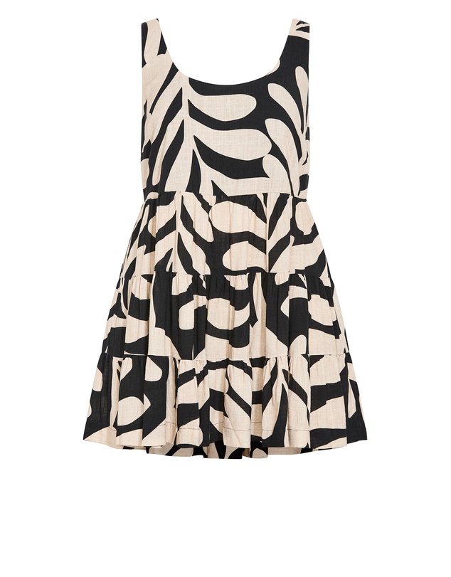 City Chic - Taranto Print Mini Dress