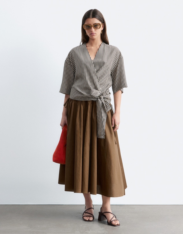 & Other Stories - Wrap-Front Blouse