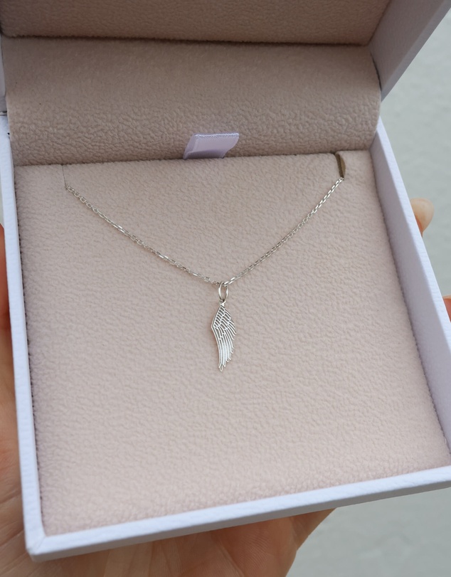 Luna Rae - Sterling Silver - Angel Wing Necklace