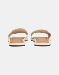 Tommy Hilfiger - Leather Horsebit Mules - Women's