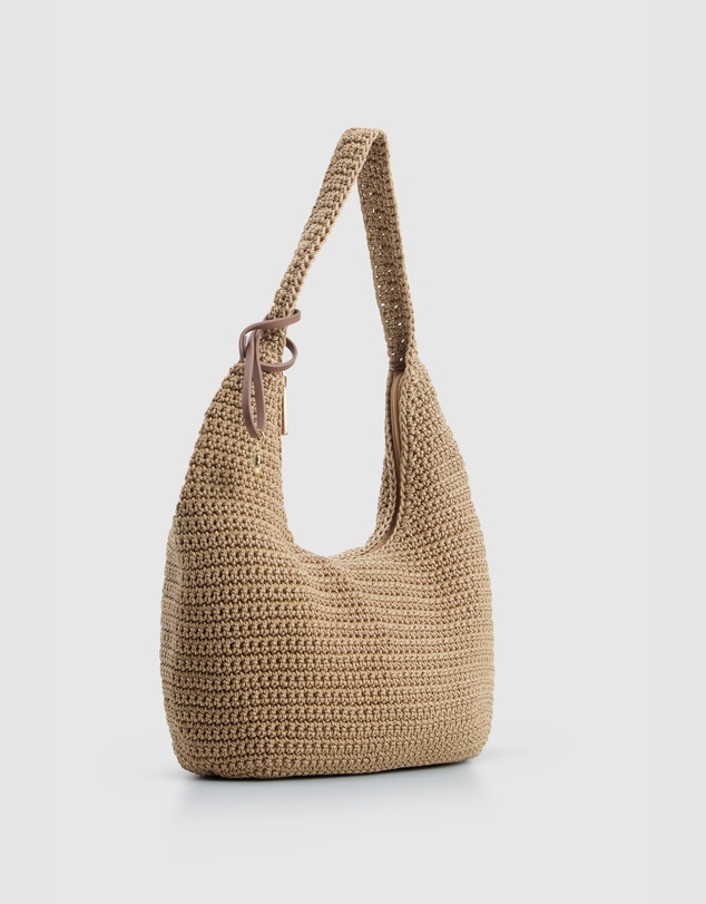 Laura Jones - Rayon Crochet Shoulder Bag