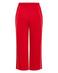 City Chic - Plus size Chaser Athleisure Wide Leg Pant - red