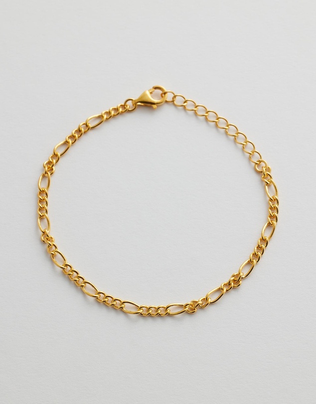 SAINT VALENTINE - Figaro Chain Bracelet - Gold