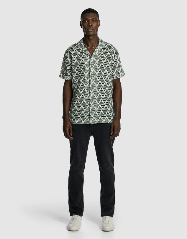 yd. - Lucio Crochet Short Sleeve Shirt