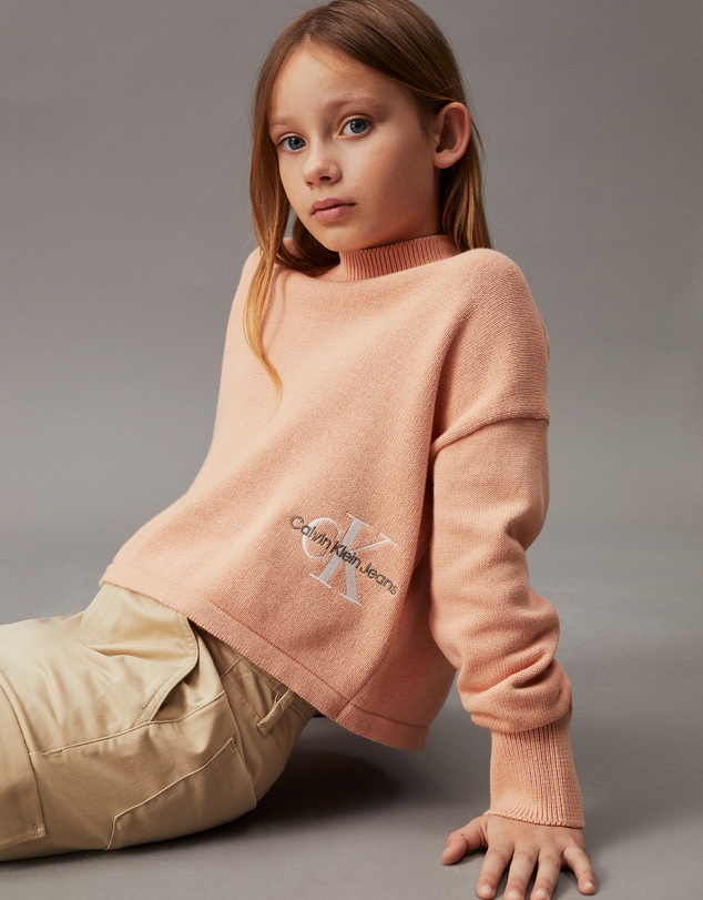 Calvin Klein Jeans - Girls Relaxed Logo Jumper