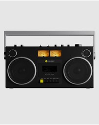 We Are Rewind - We Are Rewind Getto Blaster Cassette Player & Recorder - Curtis, Black