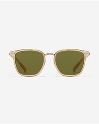Hawkers Co - HAWKERS - Champagne Juniper Green INK Sunglasses for Men and Women UV400
