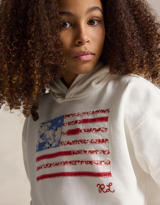 Polo Ralph Lauren - Flag French Cotton Terry Hoodie - Teens