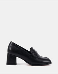Wittner - Kylie Leather Heeled Loafers
