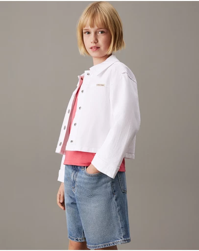 Calvin Klein Jeans - Girls Slim Denim Trucker Jacket