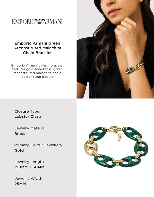 Emporio Armani - Gold Tone Bracelet