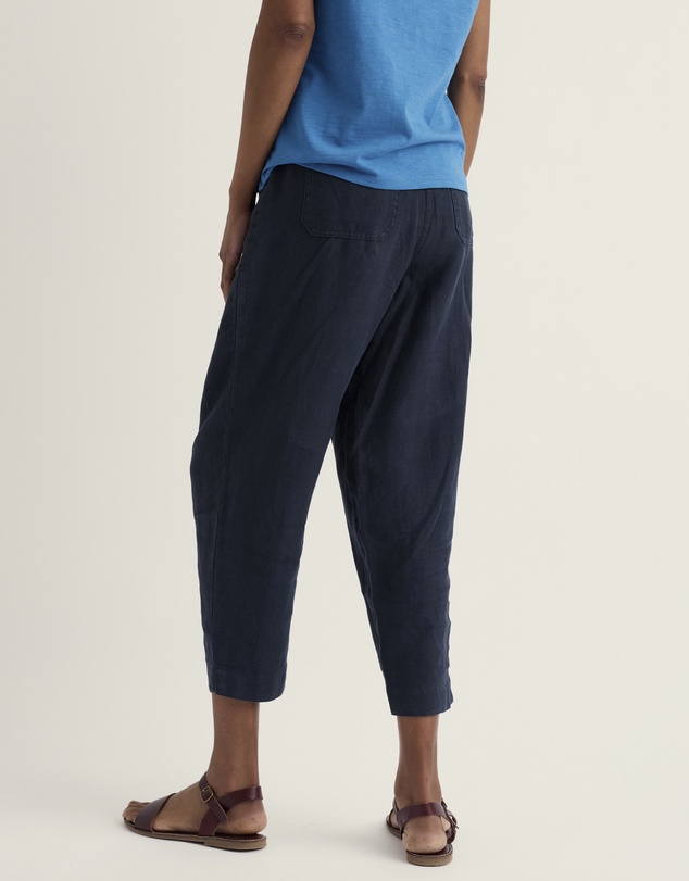 Seasalt - Saltings Linen Cropped Trousers