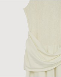 Revibe - Repaired CHANCERY Layla High Neck Lace Panelled Maxi Dress - AU 18