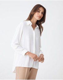 Forcast - Kevin Relax Fit Crepe Shirt