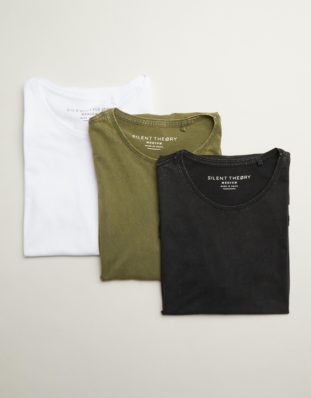 Silent Theory - 3-Pack Acid Tail Tee
