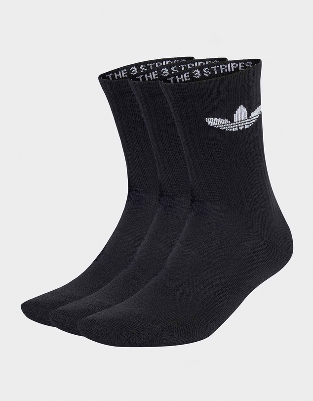 adidas Originals - 3 Pairs Pack Trefoil Crew Sock Cushion