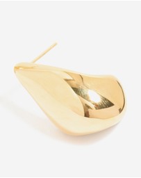 Lovisa - Waterproof Gold Plated Stainless Steel Button Stud Earrings