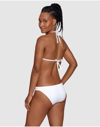 Polo Ralph Lauren - Logo Icons Devin Embroidered Low Rise Hipster Bikini Bottom