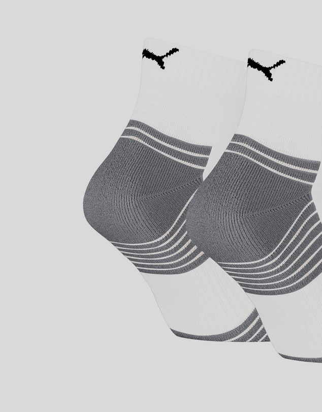 Puma - 2pk Cushioned Quarter Socks - Unisex