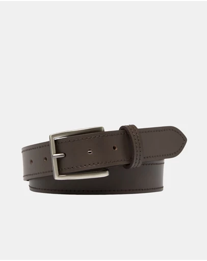 Buckle - McAllister. Australian Made Buffalo Leather Belt. 35mm width.