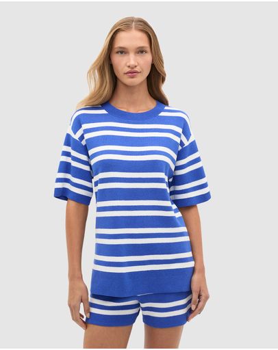 Sapphire Blue Stripe
