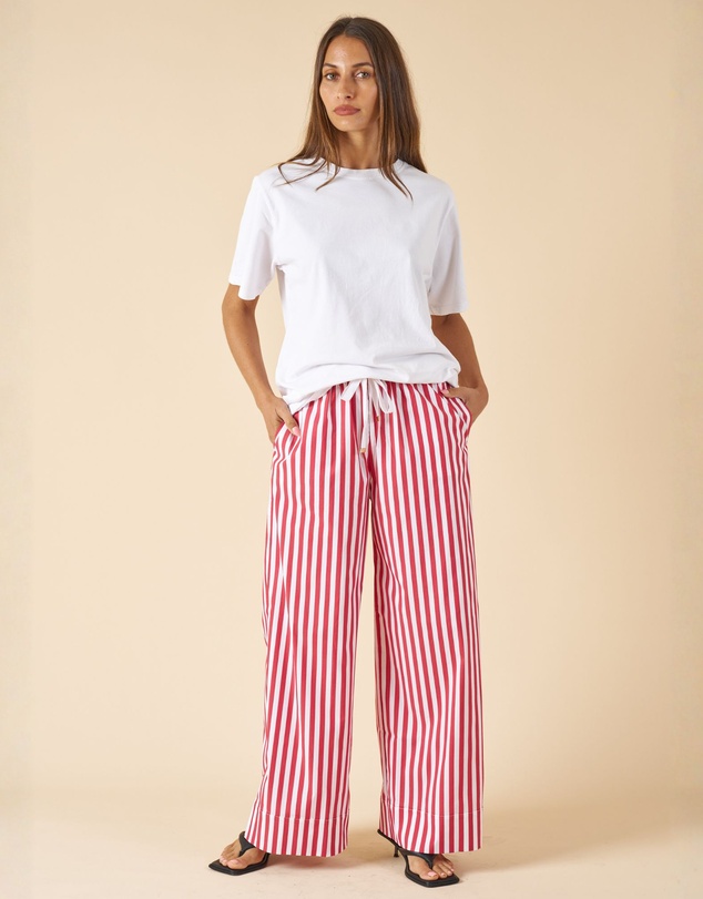 CAMIXA - Palazzo Wide Leg Striped Pants