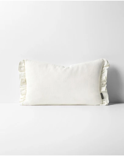 Aura Home - Ruffle Linen Cushion