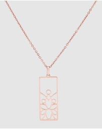 Pastiche - White Orchid Necklace