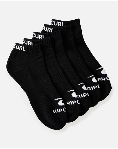 Rip Curl - Men's Brand Ankle Sock - 5 Pack