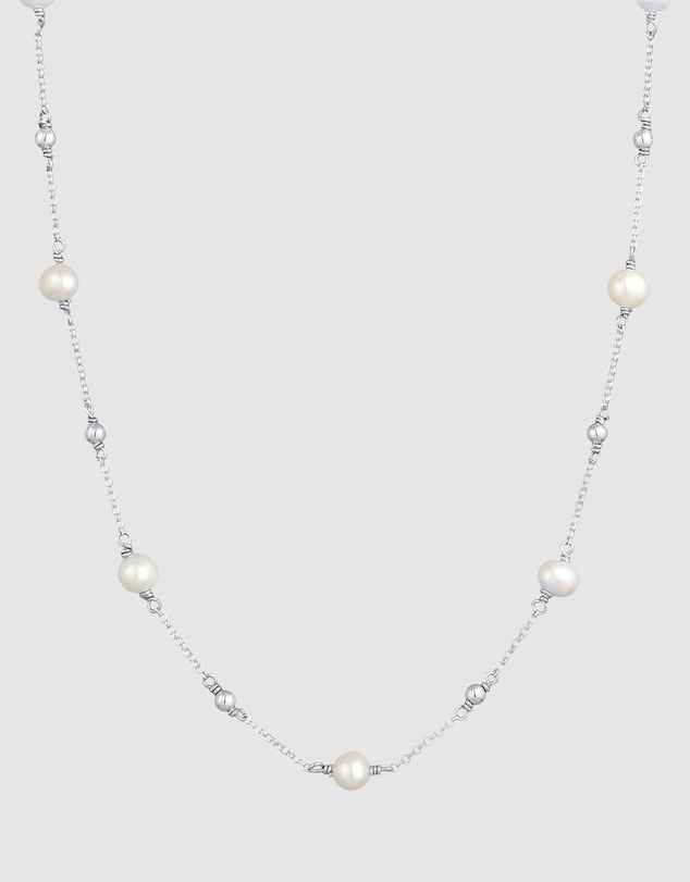 Elli Jewelry - Freshwater Pearl Necklace in 925 Silver
