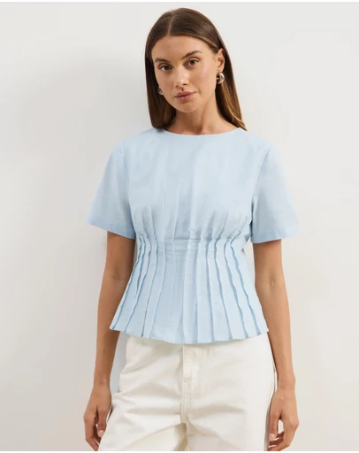 Atmos&Here - Maya Pin Tuck Top