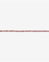 Michael Hill - Dusty Rose Cord Bead Bracelet in 10kt Yellow Gold