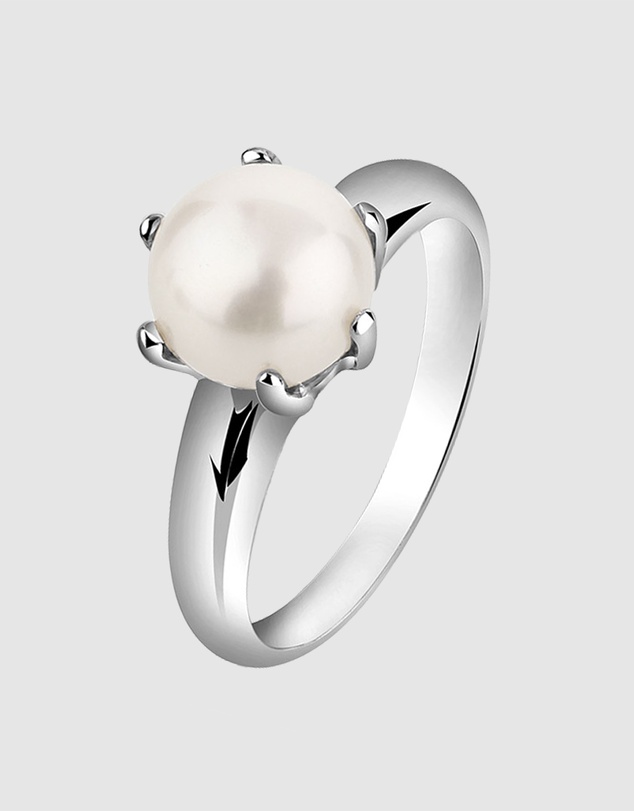 Elli Jewelry - Ring Pearl 925 Sterling Silver