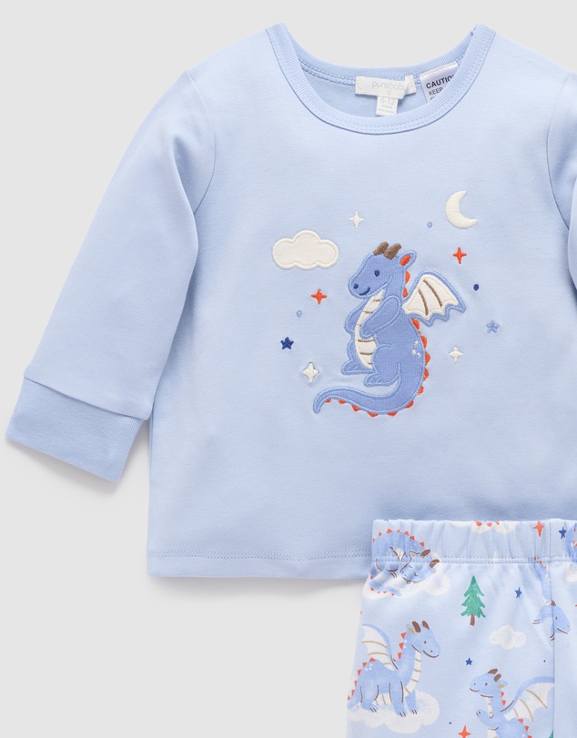 Purebaby - Thick PJ Set -Kids-Babies
