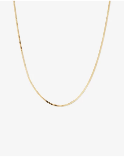 Michael Hill - 45cm (18”) 2mm-2.5mm Width Herringbone Chain in 10kt Yellow Gold
