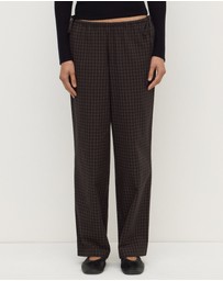 Assembly Label - Eddie Check Pants