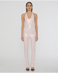 ROTATE - Sequin Halterneck Top