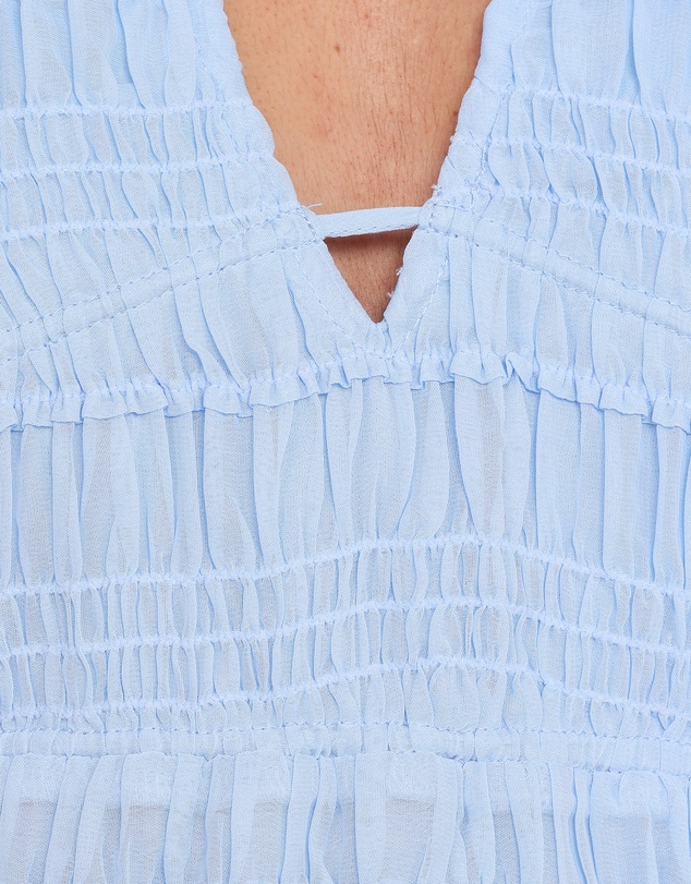 Petal & Pup - Zafira Textured Halter Top - Blue