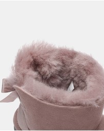 EVERAU - EverAU Ugg Mini Back Bow Sheepskin Upper UGG Boots