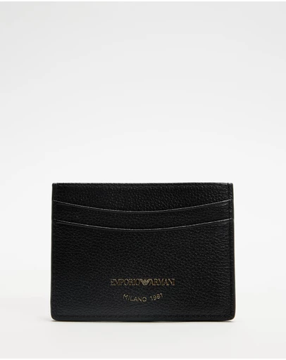 Emporio Armani - Tumbled Leather Card Holder