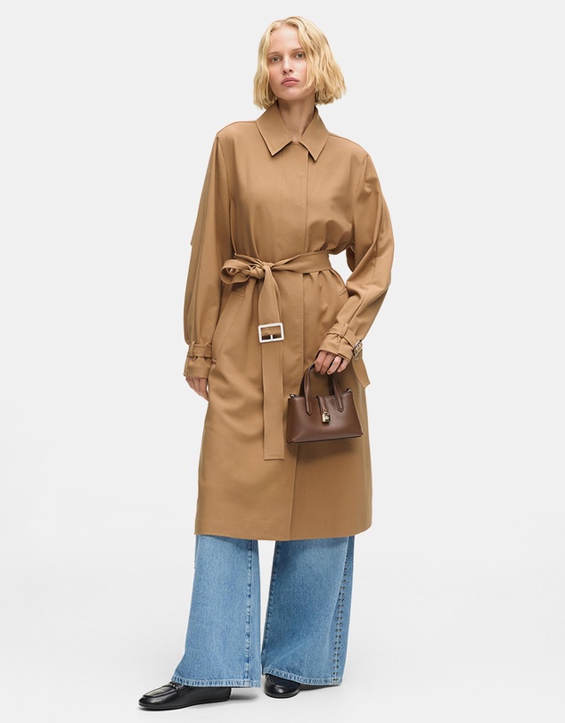 Karl Lagerfeld - Pleated Trench Coat