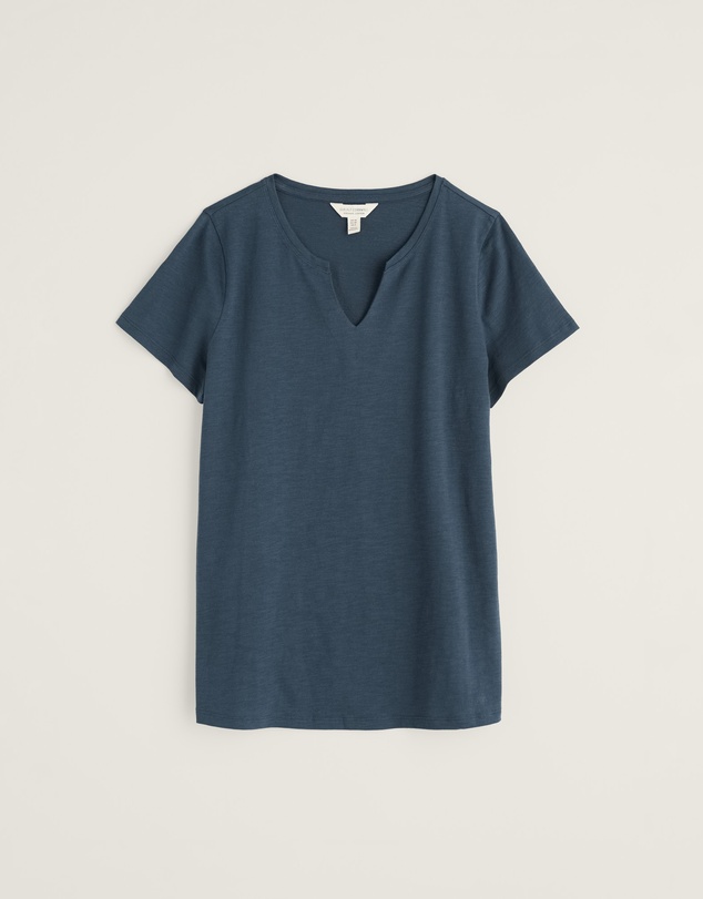 Seasalt - Seasalt Cornwall Navy Kellow T-Shirt in Jersey