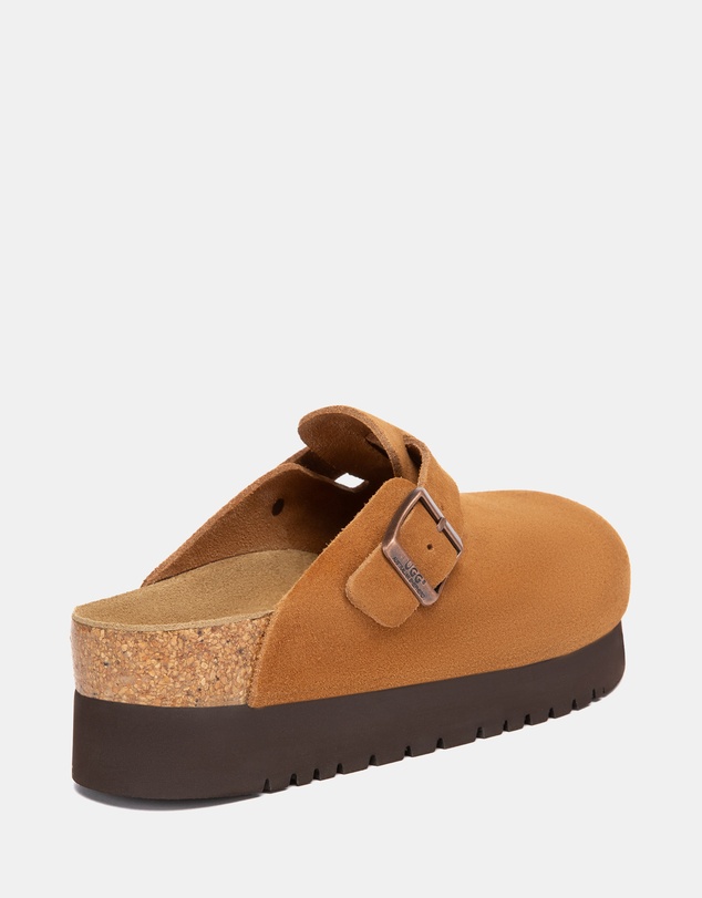 EVERAU - Australian Shepherd Ugg Berrin Platform Cow Suede Upper Loafer Oxfords Flats
