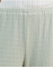 Atmos&Here - Alba Textured Wide Leg Pants