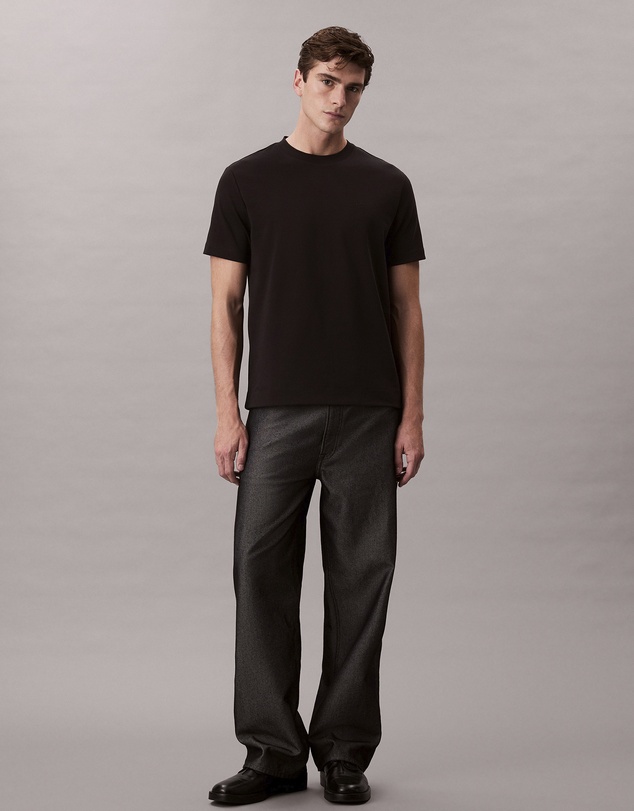 Calvin Klein - Embroidered Monogram Logo T-Shirt