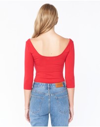 Amelius - Ruby Three Quarter Sleeve Top