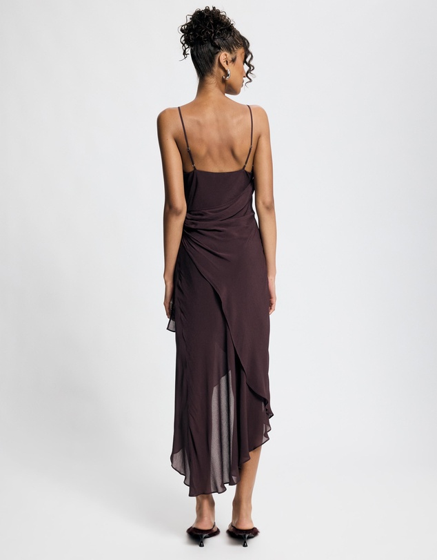 Lover - Phoebe Asymmetrical Midi Dress