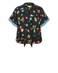 City Chic - Selena La Mont Print Shirt
